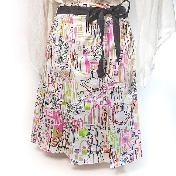 Grace Elements Retro Mod Pleated Skirt Sz 6P - Picture 1 of 11